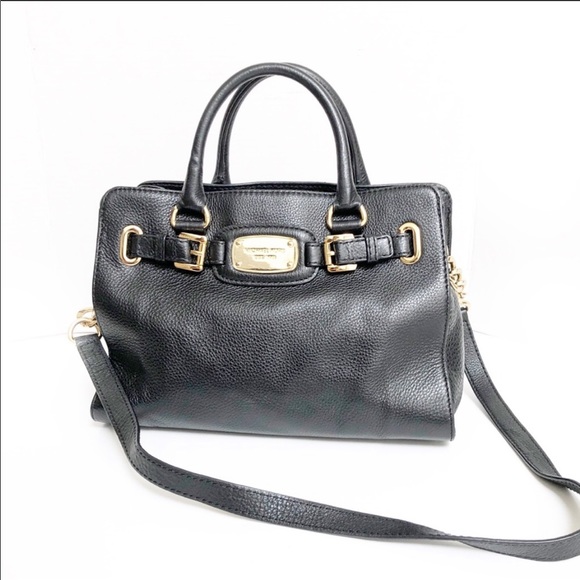 Michael Kors Handbags - Michael Kors Black Hamilton Satchel Bag